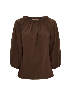 Marta Bluse - Brun - Dame - Bluser - MARTA