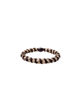 Black Colour Hårelastik - coffee/gold - Hår Accessories - Black Colour