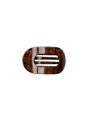 Black Colour Hårspænde - brown/leo - Hår Accessories - Black Colour