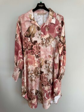 Marta Kjole - rosa mix - Mellemlange kjoler - MARTA
