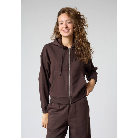Sisters Point Hoodie - Vemia - brun - Dame - Sweatshirts - Sisters Point