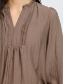 Fransa Bluse - GIDA - lysebrun - Dame - Bluser - FRANSA