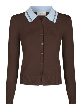 Neo noir Polo Cardigan  - Lækre striktrøjer til kvinder - Neo Noir