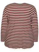 Zhenzi t-shirt l/æ - vinrød/striber - Overdele til Plus size - Zhenzi Zhenzi t-shirt l/æ - vinrød/striber - Overdele til Plus size - Zhenzi
