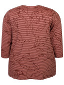 Zhenzi bluse - rosa mix - Overdele til Plus size - Zhenzi