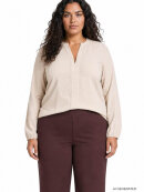 Wasabiconcept bluse - SIA - lys sand - Overdele til Plus size - Wasabiconcept