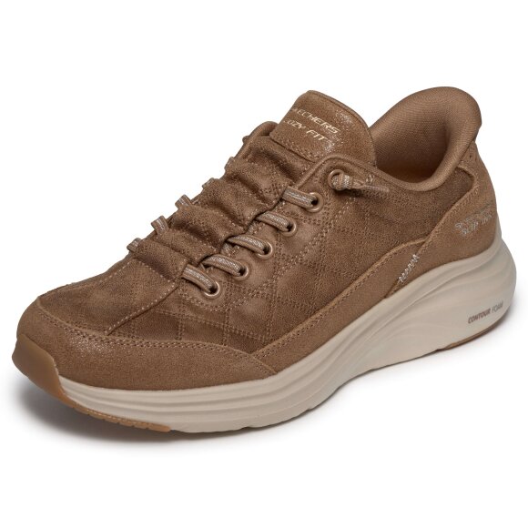 Skechers sneakers - slip-in - camel - Sneakers til dame - Skechers