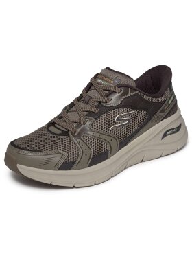 Skechers sneakers - slip-ins - khaki - Herre - Sneakers - Skechers