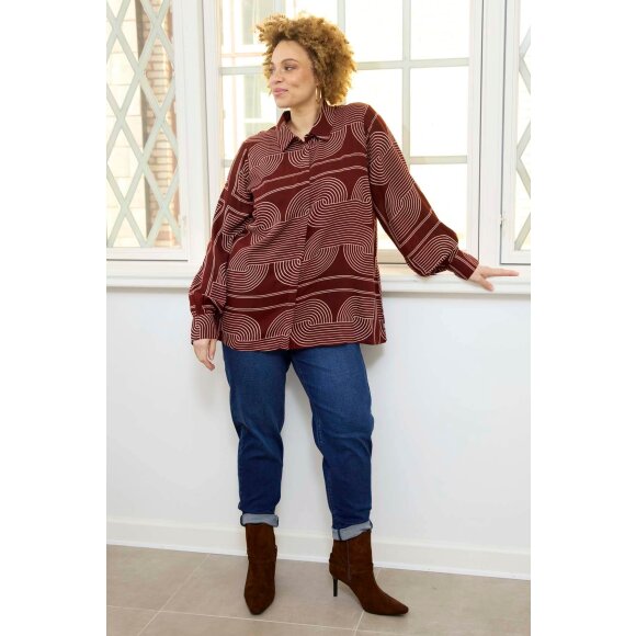 Zhenzi skjorte - Linda - Overdele til Plus size - Zhenzi Zhenzi skjorte - Linda - Overdele til Plus size - Zhenzi