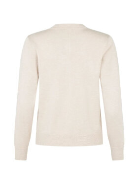 Brandtex cardigan - sand - Lækre striktrøjer til kvinder - Brandtex