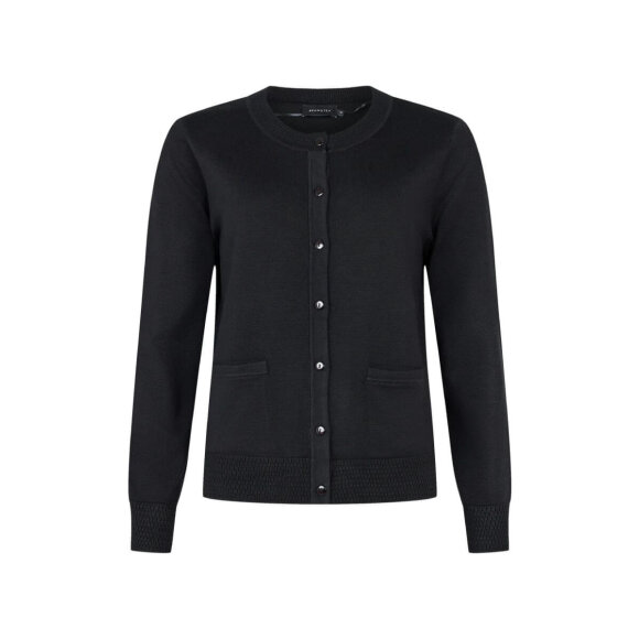Brandtex cardigan - marine - Lækre striktrøjer til kvinder - Brandtex