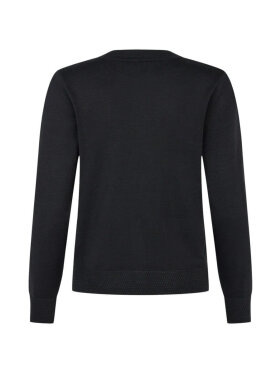 Brandtex cardigan - marine - Lækre striktrøjer til kvinder - Brandtex