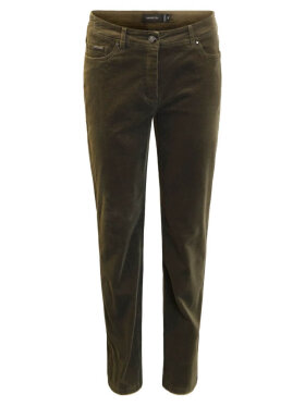 Brandtex fløjls bukser - Madelaine - army - Dame - Bukser - Brandtex Brandtex fløjls bukser - Madelaine - army - Dame - Bukser - Brandtex