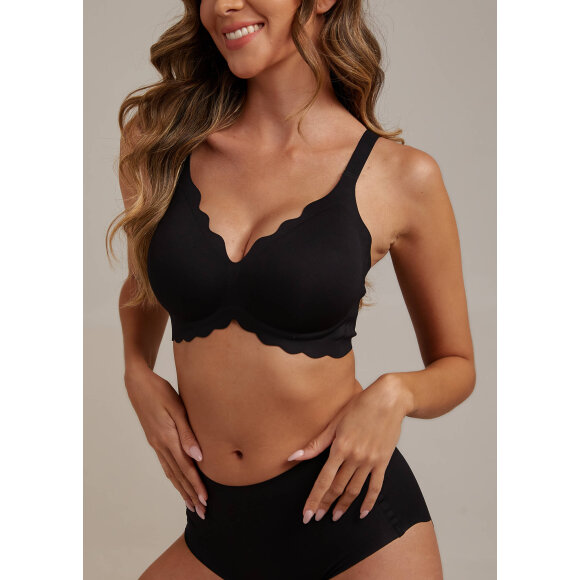 FemiFemme - SoftScallop BH - sort - BH - forret - FemiFemme FemiFemme - SoftScallop BH - sort - BH - forret - FemiFemme