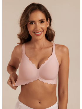FemiFemme - SoftScallop BH - soft pink - BH - forret - FemiFemme