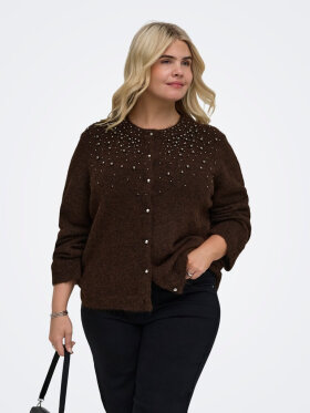 Only Carmakoma pearl cardigan - Overdele til Plus size - ONLY CarmaKoma
