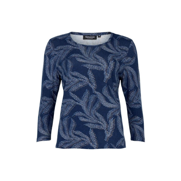 Signature bluse - blå mix - Dame - Bluser - Signature Signature bluse - blå mix - Dame - Bluser - Signature