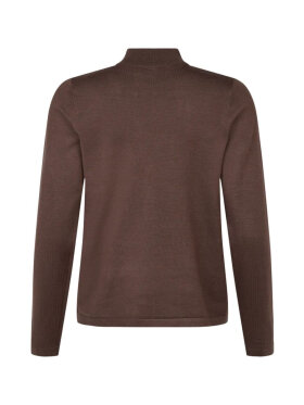 Signature turtleneck strik - brun - Lækre striktrøjer til kvinder - Signature