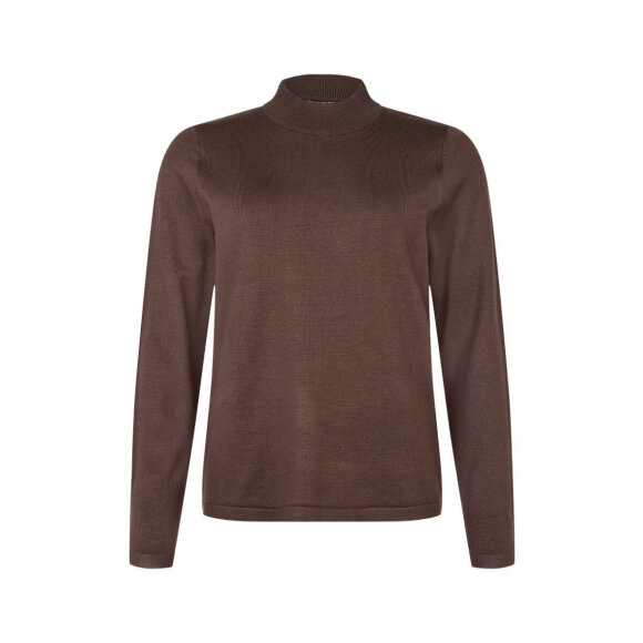 Signature turtleneck strik - brun - Lækre striktrøjer til kvinder - Signature Signature turtleneck strik - brun - Lækre striktrøjer til kvinder - Signature