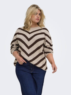 Only Carmakoma strik  - Overdele til Plus size - ONLY CarmaKoma