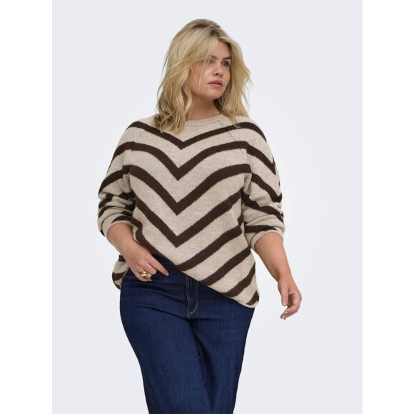 Only Carmakoma strik  - Overdele til Plus size - ONLY CarmaKoma