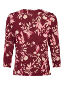 Signature bluse - vinrød mix - Dame - Bluser - Signature