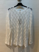 Cassiopeia mesh/blonder - off white  - Overdele til Plus size - CASSIOPEIA