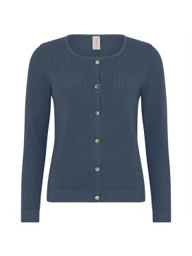 Skovhuus Cardigan - indigo blå - Striktrøjer til kvinder - Skovhuus