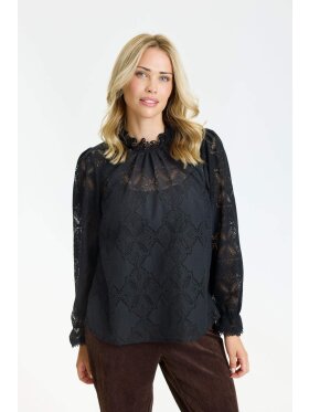 In Front Bluse - Ariella - sort - Dame - Bluser - IN FRONT In Front Bluse - Ariella - sort - Dame - Bluser - IN FRONT