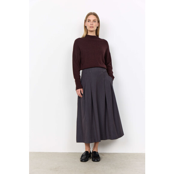 Soyaconcept Nederdel - Ann - grå - Dame - Nederdele - Soyaconcept 