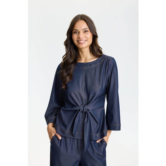 In Front bluse - Effi - dark blue - Dame - Bluser - IN FRONT In Front bluse - Effi - dark blue - Dame - Bluser - IN FRONT