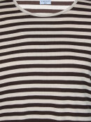Zhenzi t-shirt l/æ - brun/striber - Overdele til Plus size - Zhenzi Zhenzi t-shirt l/æ - brun/striber - Overdele til Plus size - Zhenzi