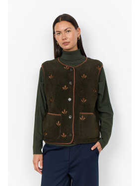 Soyaconcept Vest - grøn - Dame - Veste - Soyaconcept 
