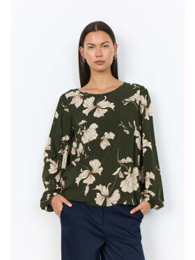 Soyaconcept Bluse - Hamida - grøn mix - Dame - Bluser - Soyaconcept Soyaconcept Bluse - Hamida - grøn mix - Dame - Bluser - Soyaconcept