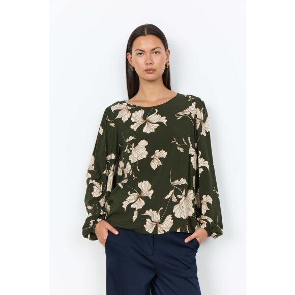 Soyaconcept Bluse - Hamida - grøn mix - Dame - Bluser - Soyaconcept 
