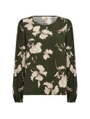 Soyaconcept Bluse - Hamida - grøn mix - Dame - Bluser - Soyaconcept 