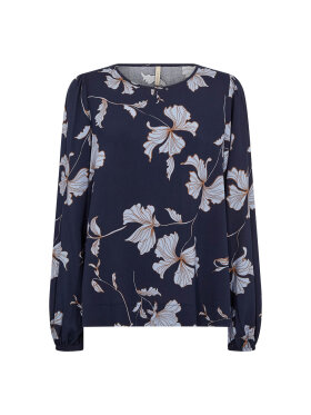 Soyaconcept bluse - Hamida - blå mix - Dame - Bluser - Soyaconcept 