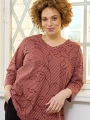 Zhenzi bluse - rosa mix - Overdele til Plus size - Zhenzi