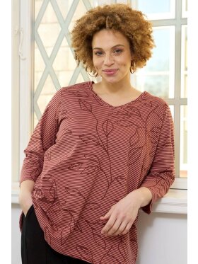 Zhenzi bluse - rosa mix - Overdele til Plus size - Zhenzi Zhenzi bluse - rosa mix - Overdele til Plus size - Zhenzi