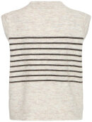 Fransa Vest - Sanny - Sand/striber - Dame - Veste - FRANSA