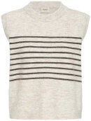 Fransa Vest - Sanny - Sand/striber - Dame - Veste - FRANSA