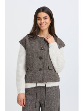 Fransa vest - Vea - Brun - Dame - Veste - FRANSA