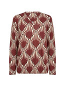 Soyaconcept Bluse - Felicity - rustrød - Dame - Bluser - Soyaconcept 