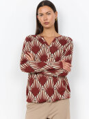 Soyaconcept Bluse - Felicity - rustrød - Dame - Bluser - Soyaconcept 