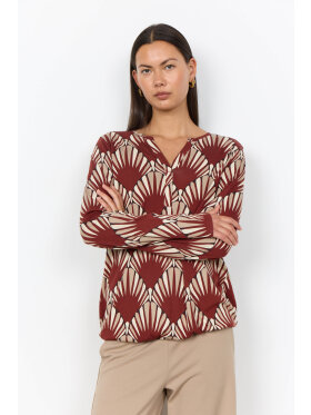Soyaconcept Bluse - Felicity - rustrød - Dame - Bluser - Soyaconcept 