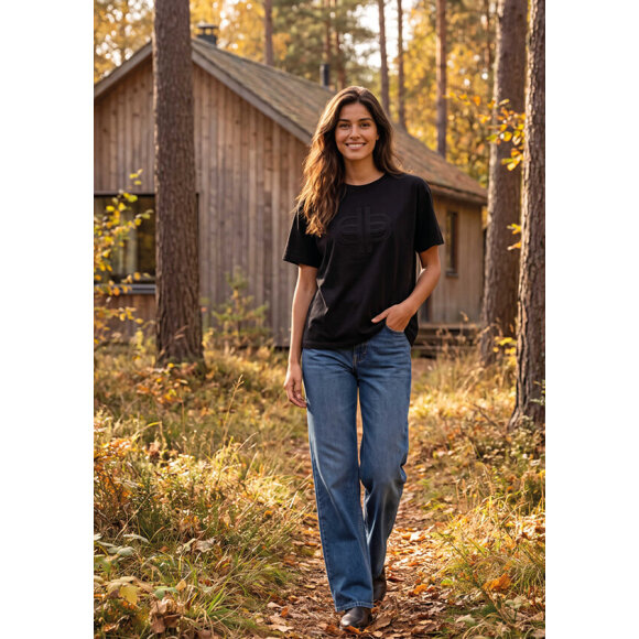Prepair T-shirt - Alba - sort - Dame - T-shirts - PREPAIR Prepair T-shirt - Alba - sort - Dame - T-shirts - PREPAIR