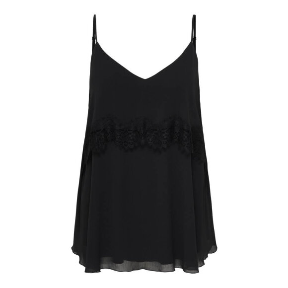 Only Carmakoma top - CarYra - sort/lace - Overdele til Plus size - ONLY CarmaKoma