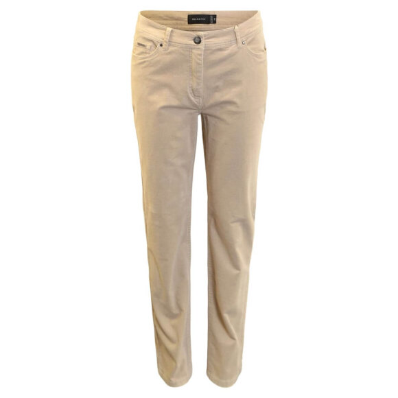 Brandtex fløjlsbukser - Madelaine - sand - Dame - Bukser  - Brandtex