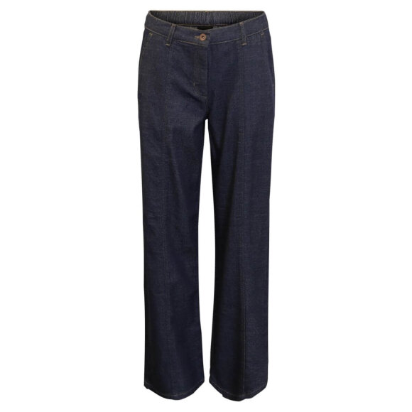 Brandtex bukser - dark blue denim - Dame - Jeans - Brandtex