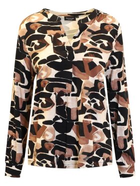 Signature bluse - sort/brun - Dame - Bluser - Signature Signature bluse - sort/brun - Dame - Bluser - Signature
